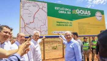 Caiado dá largada para pavimentação da GO-147, entre Bela Vista e Silvânia